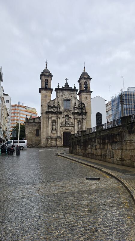 San Xurxo in the wet, A Coruña